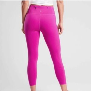 Athleta Velocity Laser Cut Leggings Sz XLT